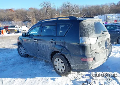 2011 Mitsubishi Outlander Es from USA, damaged, VIN JA4AS2AW3BU034386